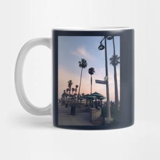 Venice Beach Boardwalk Sunset Mug